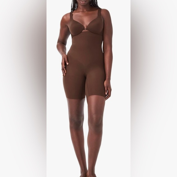 Shapewear Spanx Higher Power Short – Donna Taglia XL, Beige, Senza Cuciture - Foto 2